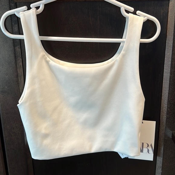 Zara Other - NWT Zara crop top off white girls size 9